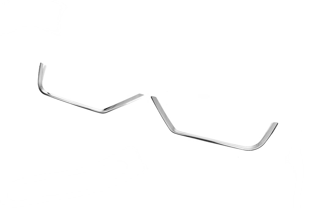 Rear reflector covers (2 pcs, stainless steel) for Ford Focus II 2008-2011 - image 2