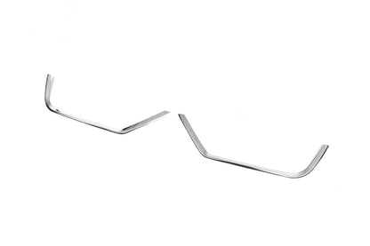 Rear reflector covers (2 pcs, stainless steel) for Ford Focus II 2008-2011 - image 2