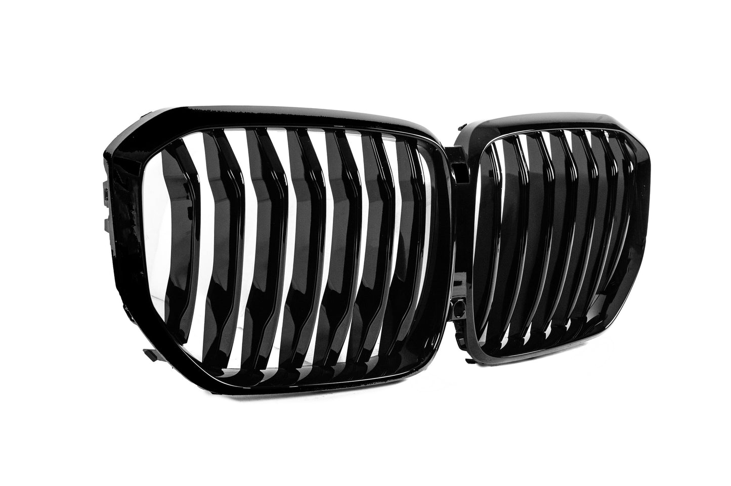 Kidney Grilles 1 Bar (2019-2022, Gloss Black) for BMW X5 G05 2019–2026 - image 5