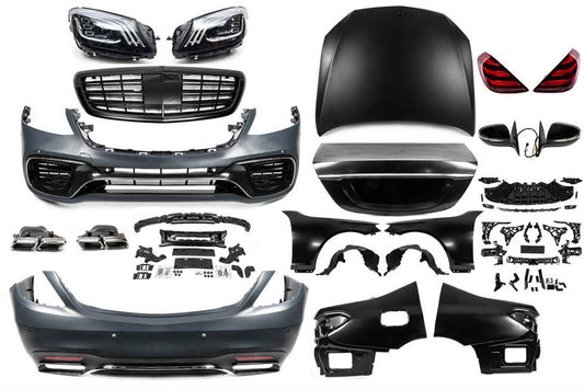 W222 AMG S63 restyling kit for Mercedes S-class W221 - image 1