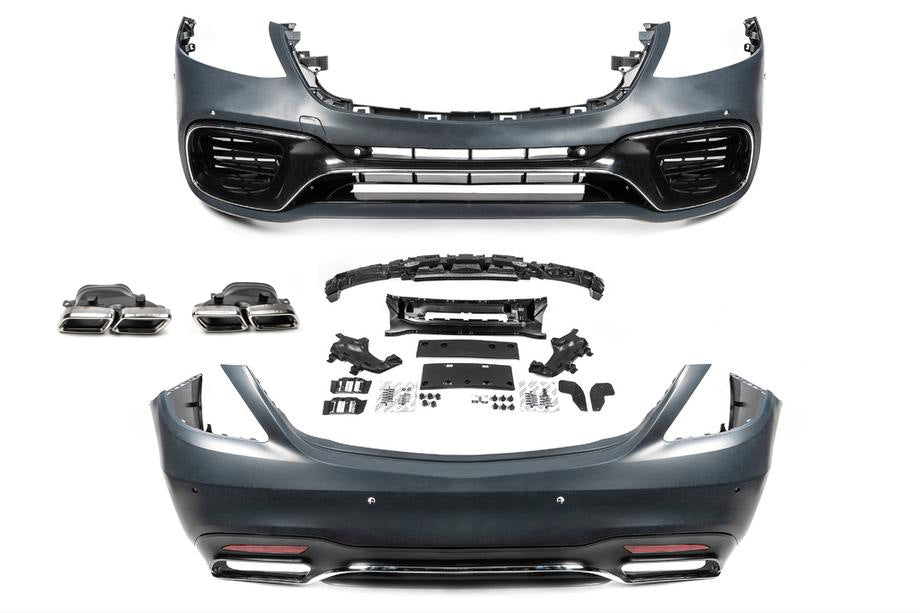 Body Kit S63 AMG (2018 Facelift) for Mercedes S-сlass W222 2013-2020 - image 3