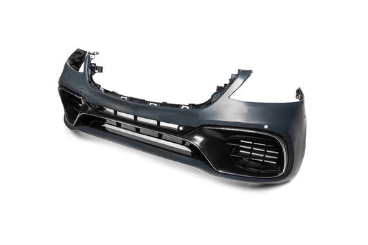 Front bumper assembly S63 AMG (2018-2022) for Mercedes S-сlass W222 2013-2020 - image 1
