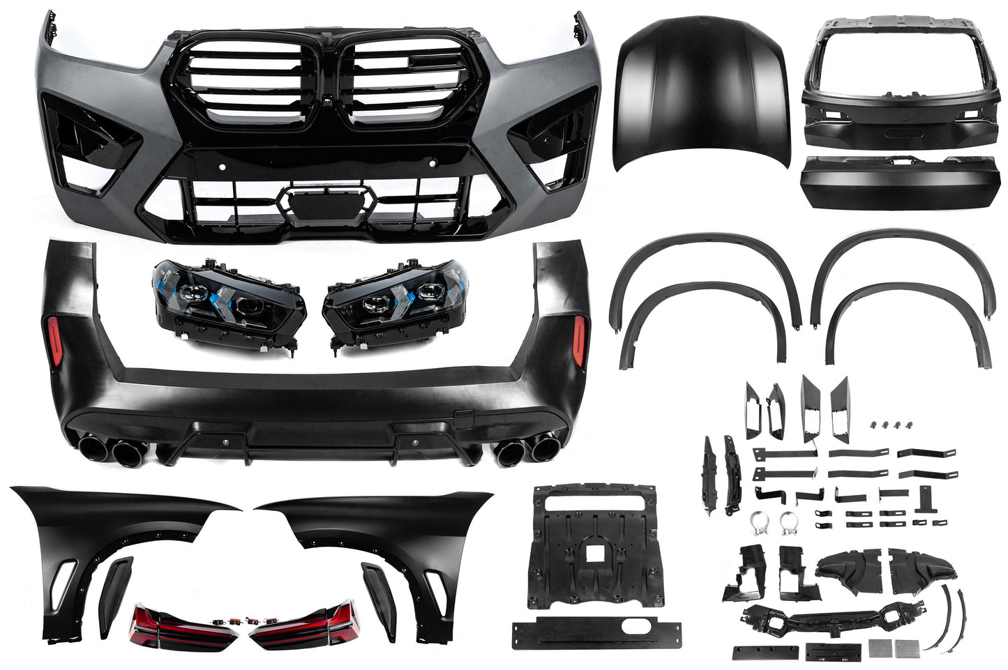Restyling kit for X5M F95 2024 (with trunk lid replacement) for BMW X5 F-15 2013-2018 - image 3