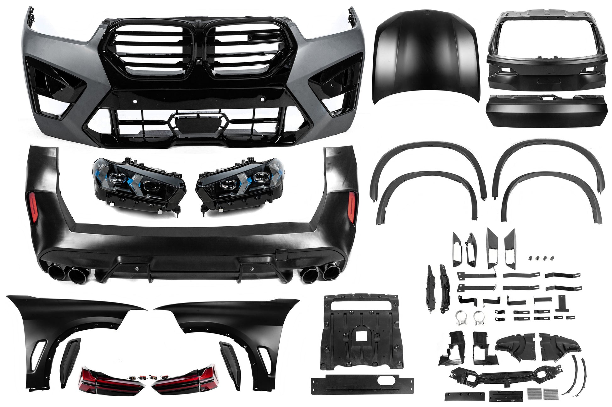 Restyling kit for X5M F95 2024 (with trunk lid replacement) for BMW X5 F-15 2013-2018 - image 3