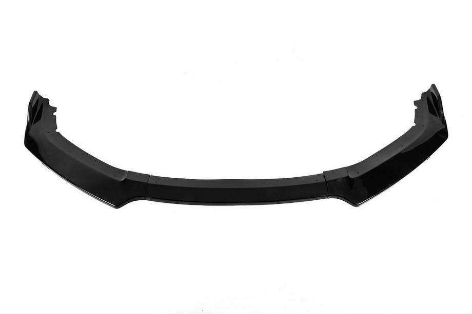 Front Lip Spoiler DPT V-1 (ABS, Gloss Black) for Honda Civic Sedan X 2016-2021 - image 1
