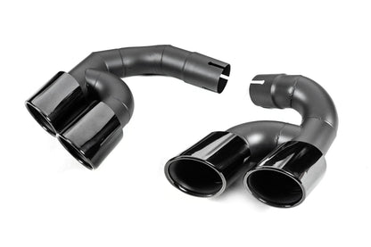 V3 Black exhaust tips in X5M F95 style for BMW X5 G05 2019–2026 - image 3