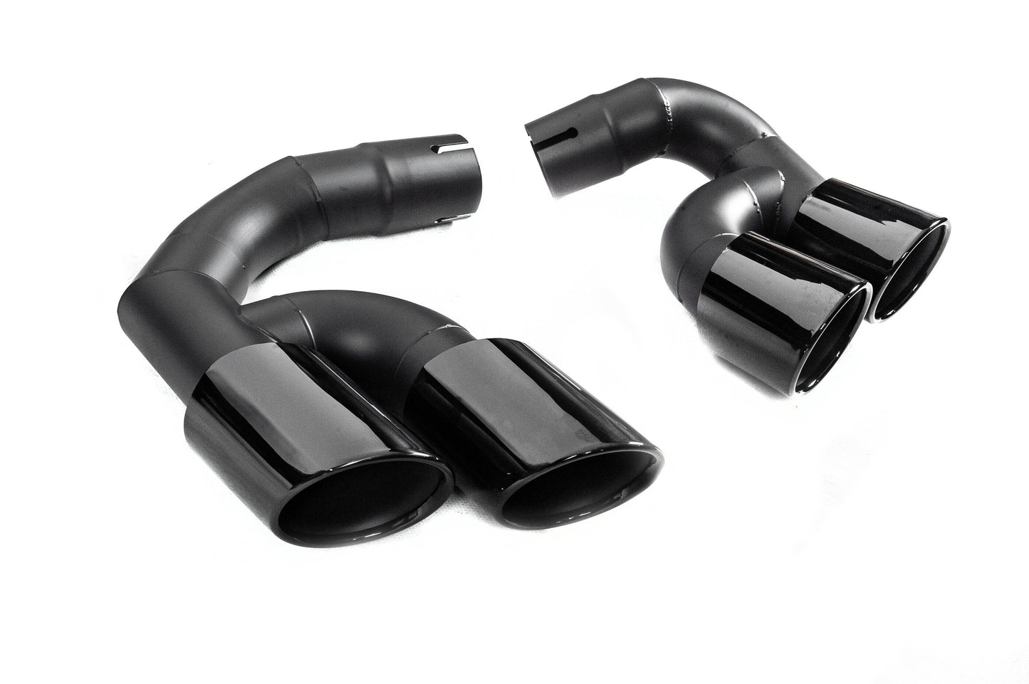 V3 Black exhaust tips in X5M F95 style for BMW X5 G05 2019–2026 - image 1