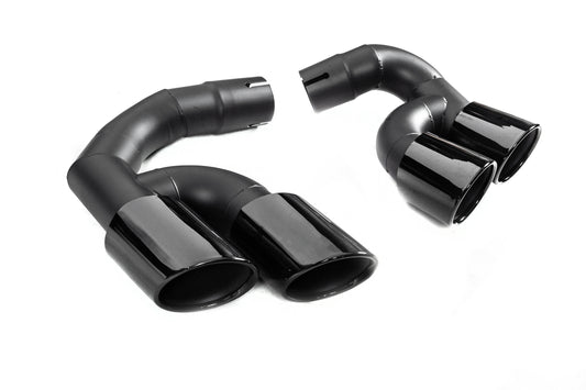 V3 Black exhaust tips in X5M F95 style for BMW X5 G05 2019–2026 - image 1