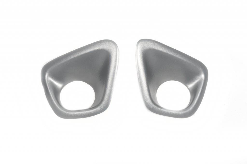 Covers for fog lights 2008-2013 (2 pcs, ABS) for Dacia Duster 2008-2018 - Reelken Auto