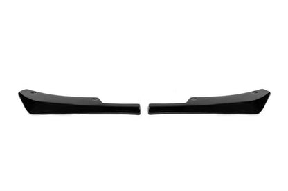 Flap trim for rear bumper DPT (ABS) (2pcs) (gloss black) for Volkswagen Caddy 2010-2015 - image 4