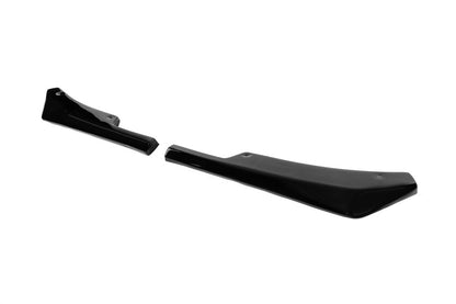 Universal Flap Rear Bumper Cover DPT (ABS) (2pcs) (Gloss Black) - image 11
