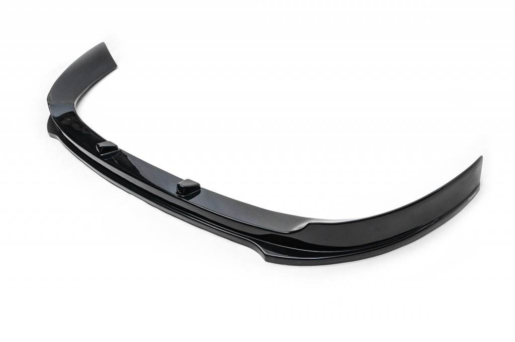 Cover on the front bumper LIP (2013-2017, black) for Ford Custom 2013-2022 - Reelken Auto