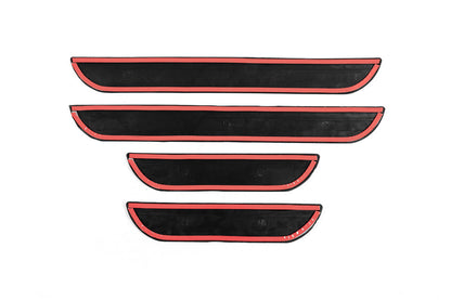 Door Sill Protectors DPT (2015-2021) (ABS) (4pcs) (matte black) for Mitsubishi Outlander 2012-2021 - image 7