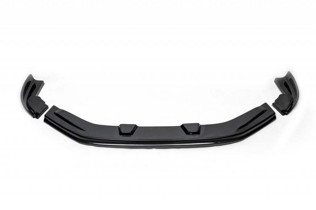 The front bumper spoiler LIP (black) for Honda Civic Sedan IX 2011-2016 - Reelken Auto