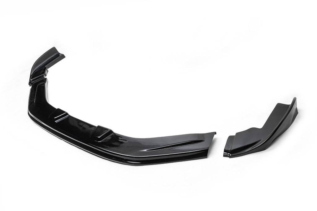The front bumper spoiler LIP (black) for Honda Civic Sedan IX 2011-2016 - Reelken Auto