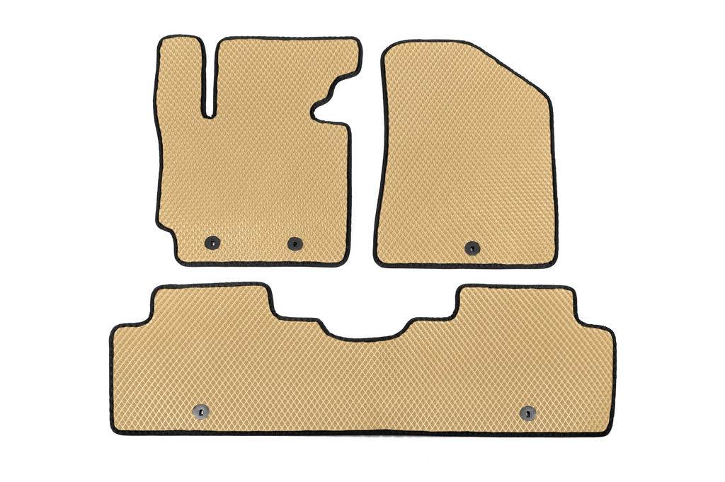 EVA mats (beige) for Kia Soul II 2013-2018 - Reelken Auto