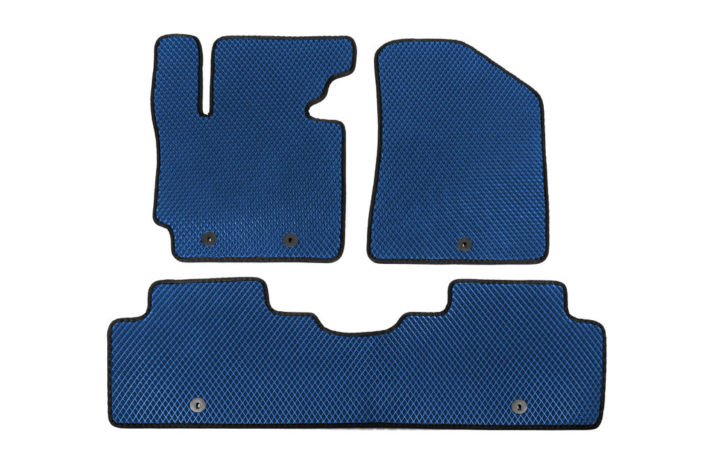 EVA Floor Mats (Blue) for Kia Soul II 2013-2018 - image 1