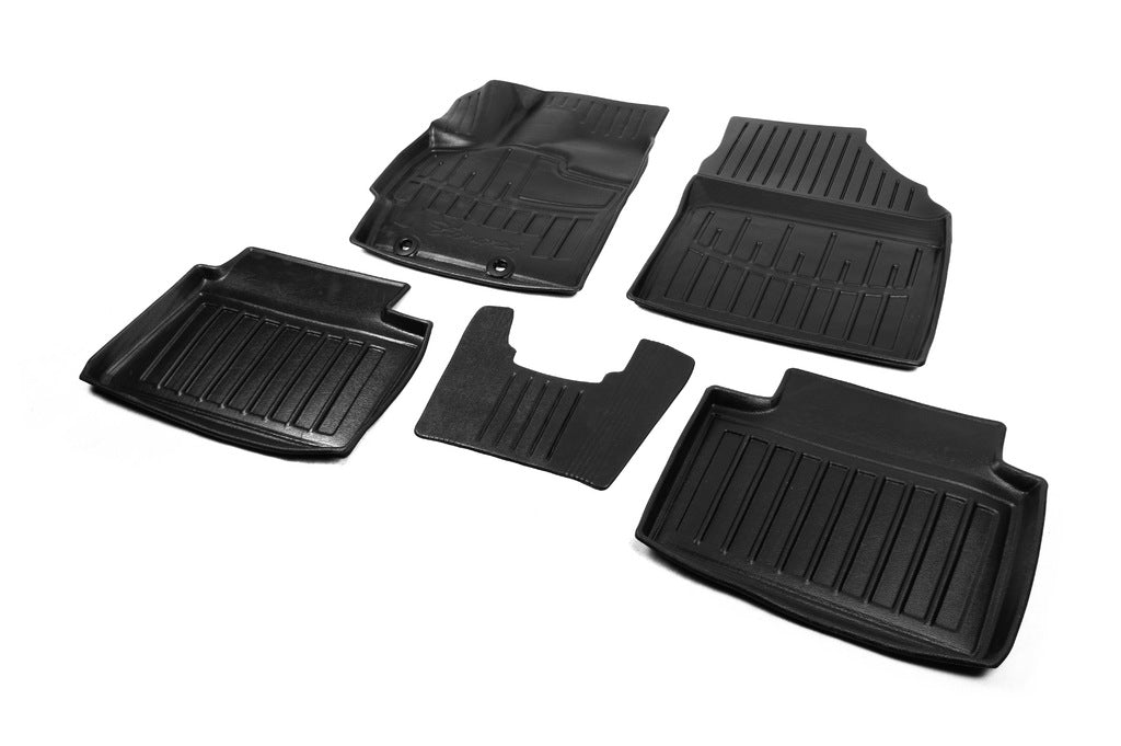 Stingray 3D Rubber Floor Mats for Yaris Cross (5 pcs, Polyurethane) for Toyota Yaris/Yaris Cross (XP210) 2020- - image 2