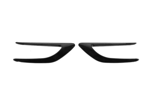 Universal side gills DPT V-2 (ABS) (2pcs) (black gloss) - image 1