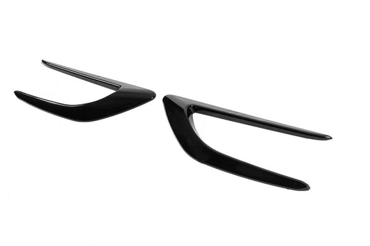 Universal side gills DPT V-2 (ABS) (2pcs) (black gloss) - image 2