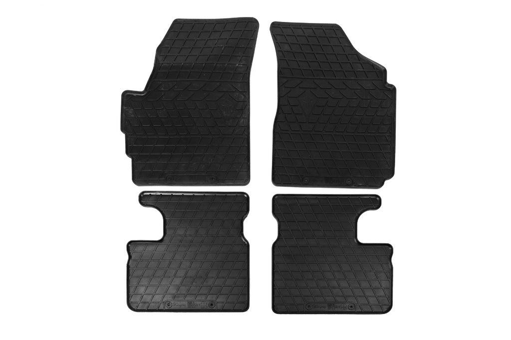 Rubber Floor Mats (4 pcs, Stingray Premium) for Chery QQ 2003-2022 - image 1