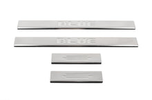 Door Sill Protectors Carmos BLUE V3 (4 pcs, Stainless Steel) for Hyundai Accent 2011-2017 - image 2