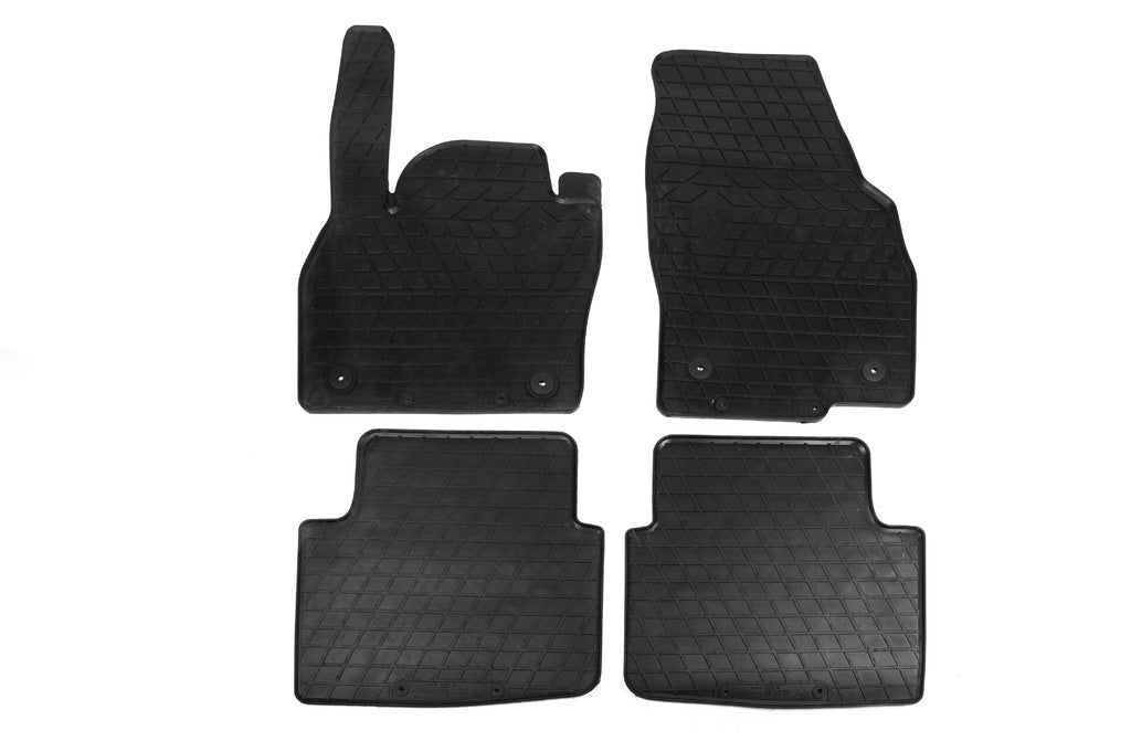 Rubber Floor Mats (4 pcs, Stingray Premium) for Skoda Kamiq 2019- - image 1