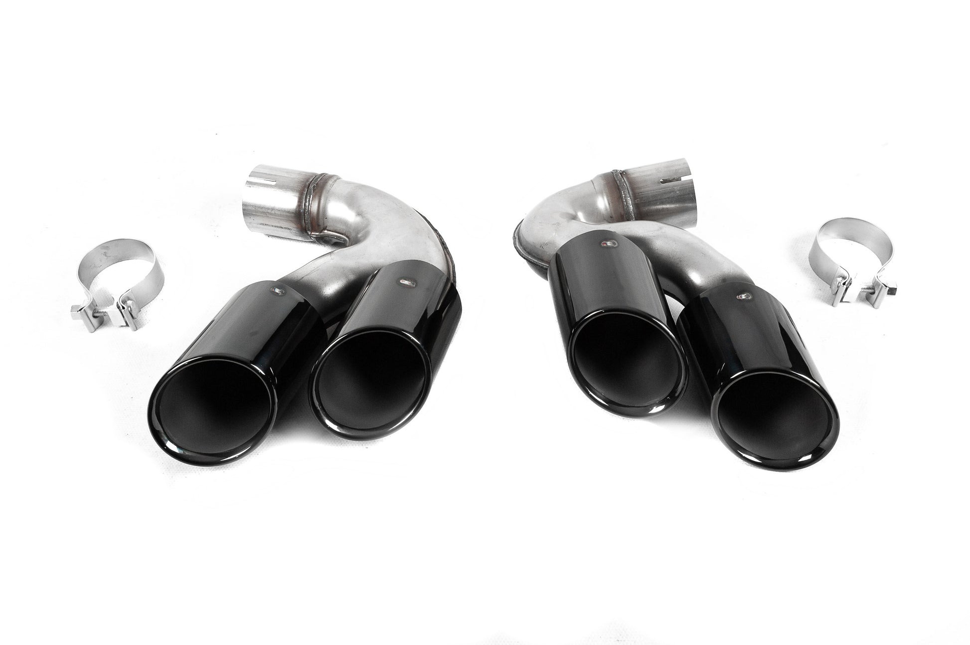V1 Black exhaust tips in X5M F95 style for BMW X5 G05 2019–2026 - image 4