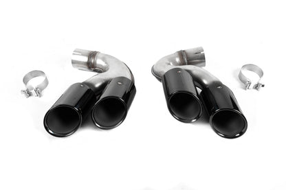 V1 Black exhaust tips in X5M F95 style for BMW X5 G05 2019–2026 - image 4