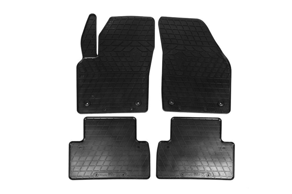 Rubber Floor Mats (4 pcs, Stingray Premium) for Volvo V50 2004-2012 - image 1