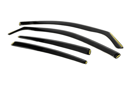 In-channel window deflectors (SD, 4 pcs, Esa) for Volkswagen Passat B8 2015-2023 - image 1