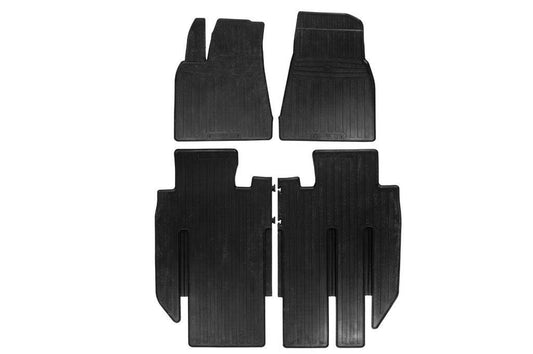 Rubber mats 2019+ (7 seater, Stingray Premium) for Tesla Model X - Reelken Auto