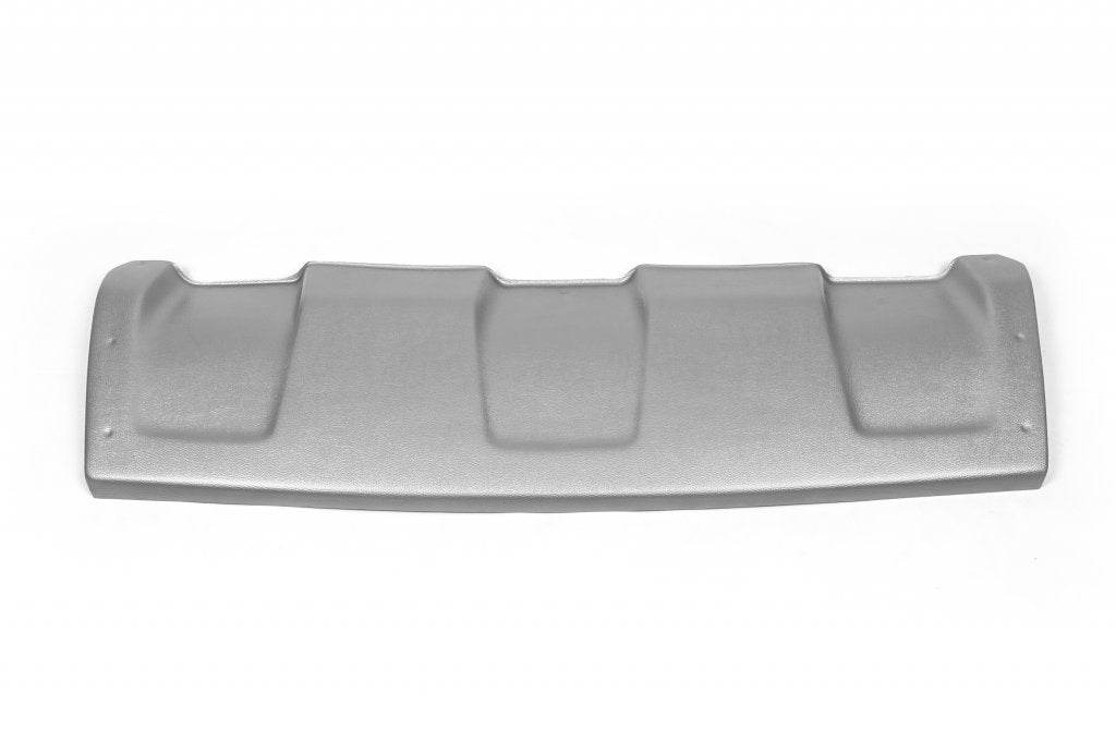 The front bumper spoiler (ABS, grey) for Renault Duster 2008-2017 - Reelken Auto