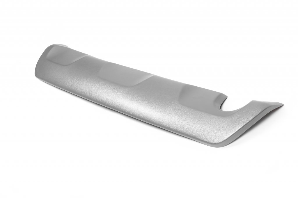 Rear bumper cover (ABS, gray) for Renault Duster 2018-2024 - image 1