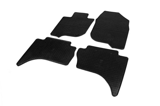 Rubber floor mats 2015-2018 (4 pcs, Stingray Premium) for Mitsubishi L200 2015-2024 - Reelken Auto