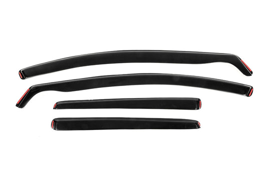 In-channel window deflectors (HB, 4 pcs, Esa) for Seat Leon 2013-2020 - image 1