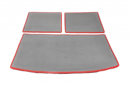 Trunk mat 3-piece (EVA, gray) (7 seats) for Audi Q7 2005-2015 - image 3