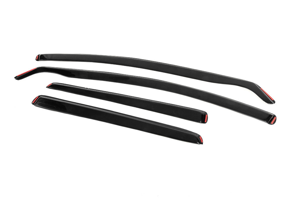 In-channel window deflectors (HB, 4 pcs, Esa) for Seat Leon 2013-2020 - image 2