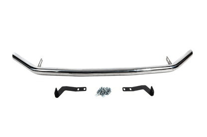 Front bumper guard ST008 (2017-2021, stainless steel) for Nissan Qashqai 2014-2021 - image 2