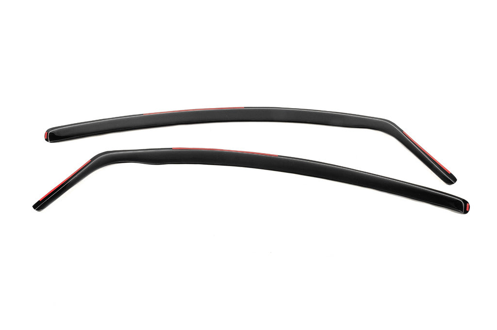 In-Channel Wind Deflectors (2 pcs, Esa) for Opel Corsa E 2015-2019 - image 1