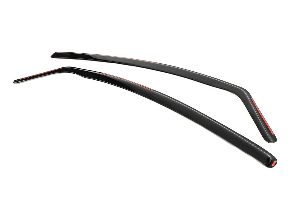 In-Channel Wind Deflectors (2 pcs, Esa) for Opel Corsa D 2007-2014 - image 2