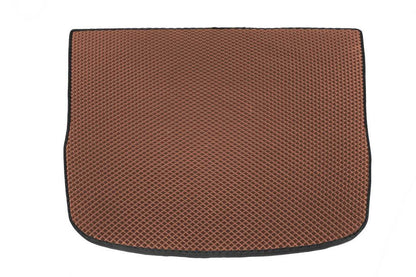 Trunk mat (EVA, brown) for Volkswagen Tiguan 2007-2016 - Reelken Auto