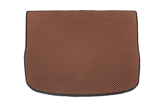 Trunk mat (EVA, brown) for Volkswagen Tiguan 2007-2016 - Reelken Auto