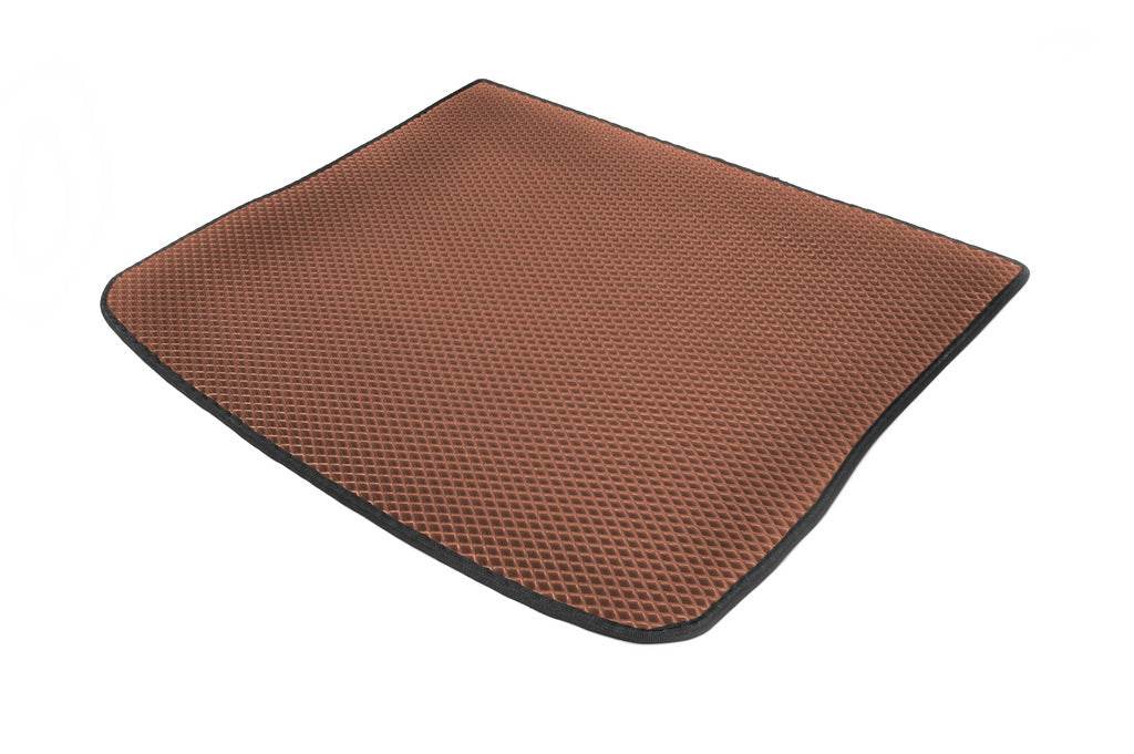 Trunk mat (EVA, brown) for Volkswagen Tiguan 2007-2016 - Reelken Auto