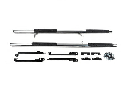 The side tube (2 PCs., stainless.) for Nissan Qashqai 2014-2021 - Reelken Auto