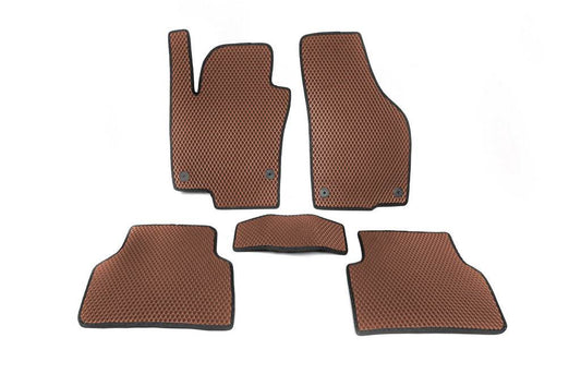 EVA mats (Brown) for Volkswagen Tiguan 2007-2016 - Reelken Auto