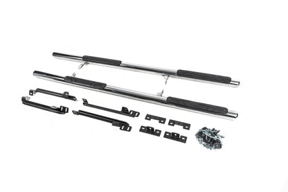The side tube (2 PCs., stainless.) for Nissan Qashqai 2014-2021 - Reelken Auto
