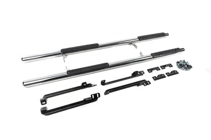The side tube (2 PCs., stainless.) for Nissan Qashqai 2014-2021 - Reelken Auto