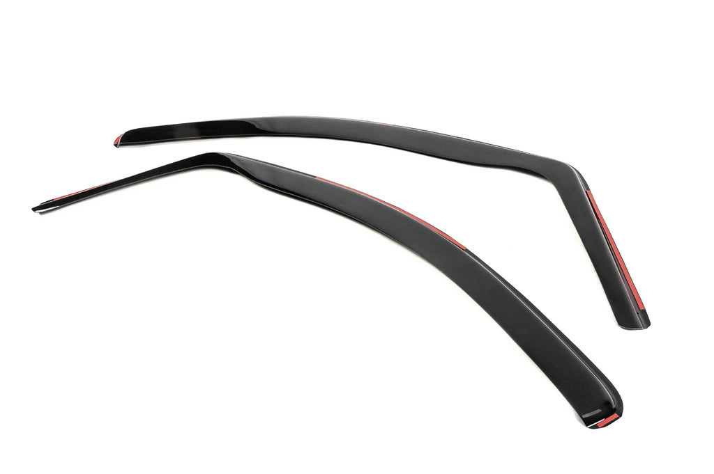 In-Channel Wind Deflectors (2 pcs, Esa) for Mercedes Vito W639 2004-2014 - image 2