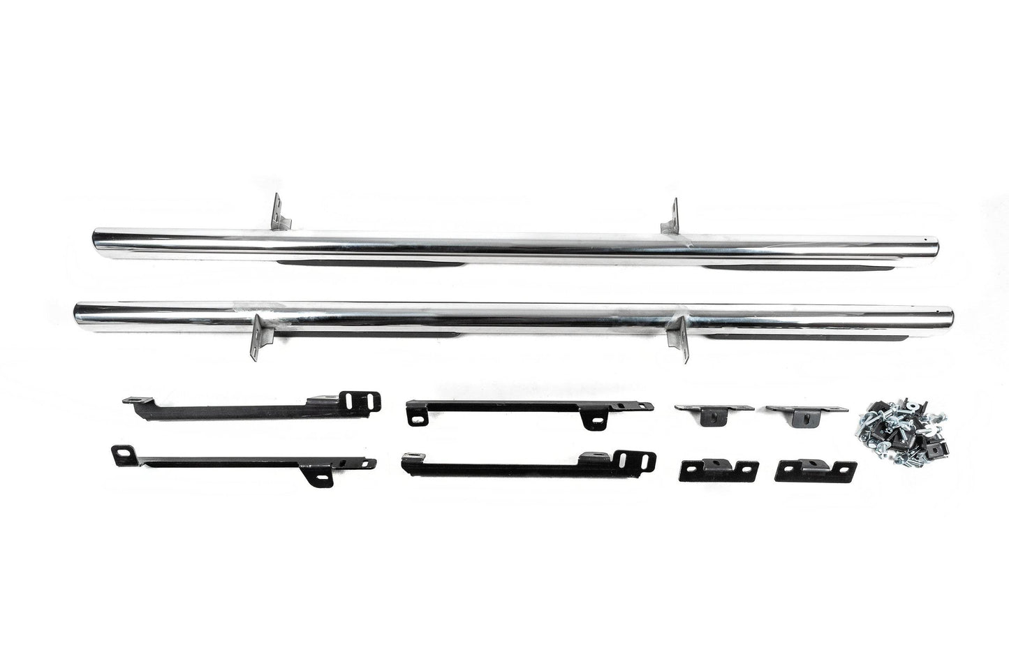 The side tube (2 PCs., stainless.) for Nissan Qashqai 2014-2021 - Reelken Auto